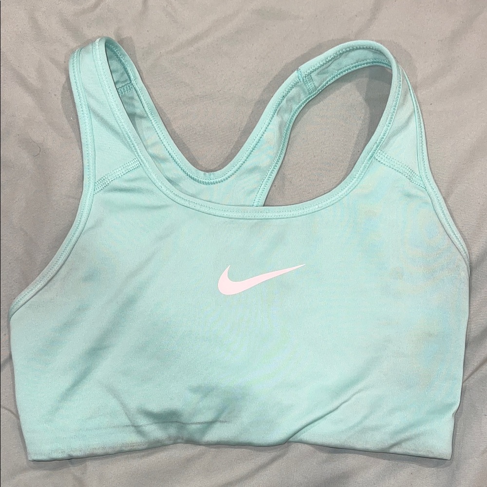 Nike Women's Light Blue Swim Top
